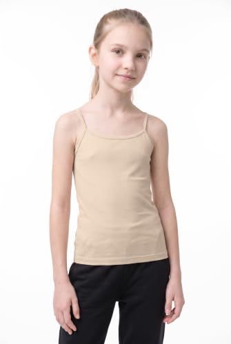 Image of Kurve Girl's Sleeveless Tank Top - Stretch Undershirts Cami Camisole, UV Protective Fabric, Rated UPF 50+ (Made in USA)