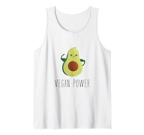 Aguacate Vegano Vegan Power Camiseta sin Mangas