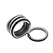 MG1-38 Rubber Bellow Mechanical Seals 38mm Replacement to Type MG1 Seals with G60 Stationary Seat Material TC/TC/VIT