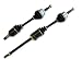 DTA NI83378330A front Left Right Pair - 2 New Premium CV Axles (Drive Axle Assembly) Fits Nissan Maxima, Infiniti I30 Without Limited Slip Differential; For Non Touring Models