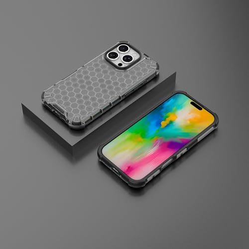 Image of Glasgow Back Case Cover Designed for [ Apple iPhone 16 Pro ] (Stylish Look | Shock Proof) - Black