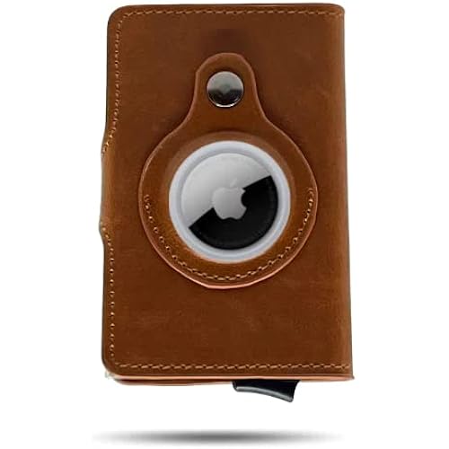 AIRTAG TRACKABLE WALLET SYNTHETIC ARIES (Brown)