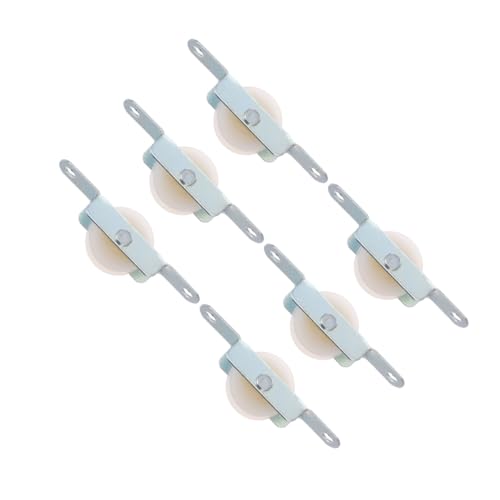 Happyyami 6Pcs Outdoor Umbrella Bracket Stand Base Weatherproof Replacement Parts for Patio Garden Umbrellas Easy Installation Smooth Rope Operation Design for Various