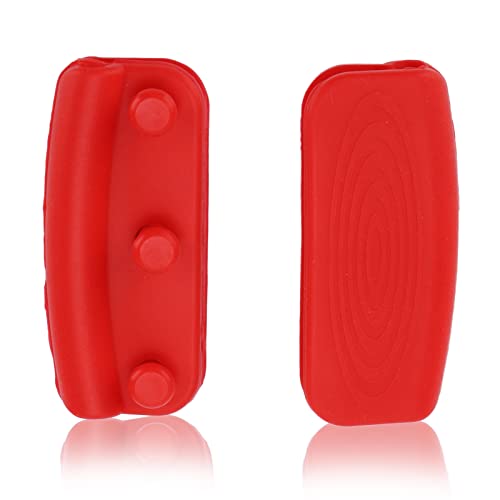 Silicone Hot Handle Holder Non Slip Pot Holders, Cover Assist Hot Pan Handle Rubber Heat Resistant Pot Sleeve Grip Cookware Handle for Griddles Casserole
