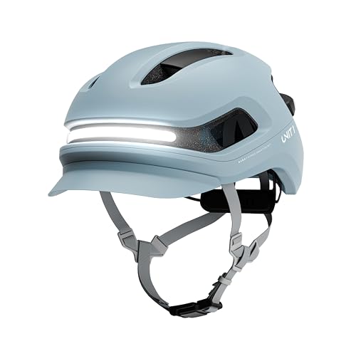 Image of AURA Smart E-Bike Helmet with MIPS Safety, NTA-8776 Certified for 28mph, Integrated 500 Lumen LED Lights, Crash Detection, Turn Signals and Automatic Brake Light