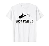 Divertido jugador de saxofón tenor jugar saxofón saxy banda de marcha regalo Camiseta