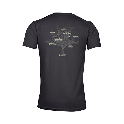 6th Sense Premium Tee – The Brush Bite – Athletic Fit T-Shirt – Ultra-Soft Cotton-Poly Blend – Fishing Lifestyle Shirt