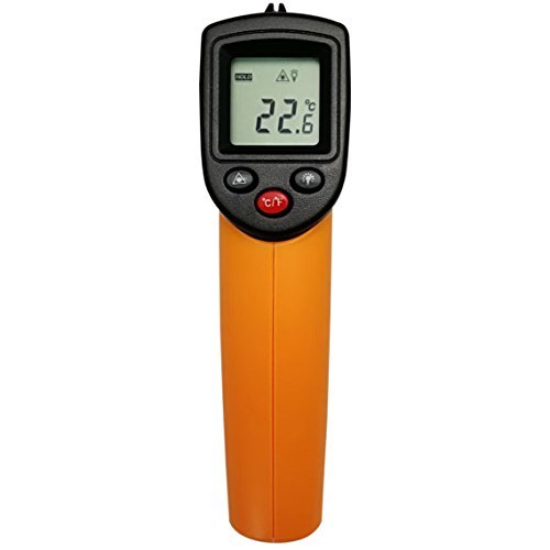 AMTAST Infrared Thermometer Gun -58 ° F~716 ° F, Non-Contact IR Digital Laser Thermometer Gun for Cooking, Pizza Oven, Meat, Griddle, Grill