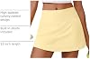 PINSPARK Falda de Tenis para Mujer de 14" de Cintura Alta con 2 Bolsillos 8