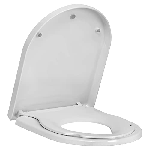 ECOSPA Family Toilet Seat D Shape with Removable Child Seat