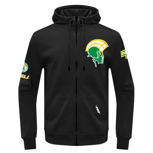 Image of Pro Standard Mens College Classic Chenille Cotton Double Knit Full Zip Hoodie