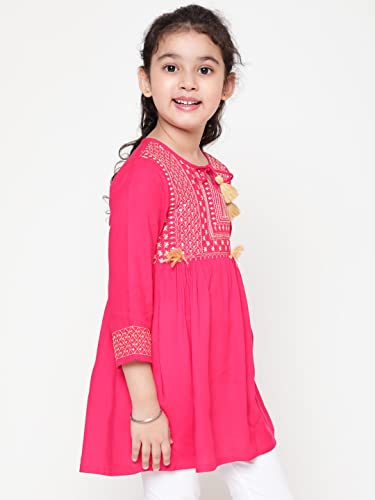 Image of NIYA Girls Party Embellished Embroidered Festive Casual TOP