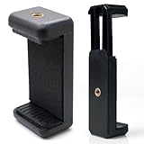 RALSPEC Mobile Phone Camera Tripod Mount Clamp Holder Bracket Adapter For Iphone and Android Smartphones 1/4' Stand