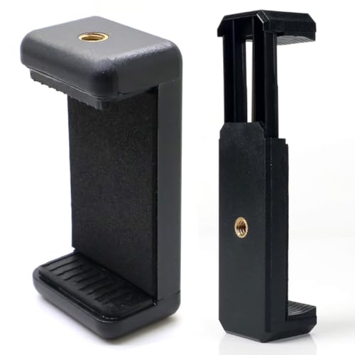 RALSPEC Mobile Phone Camera Tripod Mount Clamp Holder Bracket Adapter For Iphone and Android Smartphones 1/4 Stand