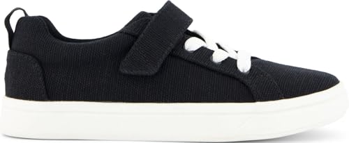 TOMS - Youth Cruz Lace-Up Sneaker, Color Black Heritage Canvas, Size: 6 M US Big Kid