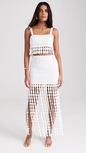 Saylor Women's Elie Fringe Midi Skirt Set2