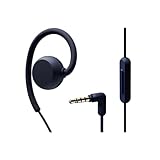 nwm (ヌーム) オープンイヤー イヤホン 有線 型 WIRED MWE006 耳スピ │ 3.5mmジャック 防水 IPX4 両耳 マイク付き 軽量 耳をふさがない 5色展開 ネイビーブルー