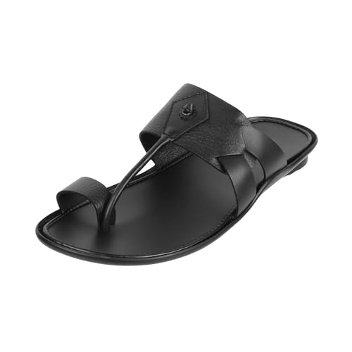 Image of Metro Men Synthetic Leather Chappal