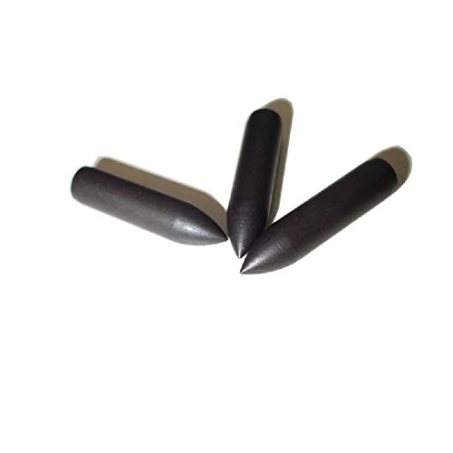 Zshjgjr 24 Pcs Archery Arrowheads 50 Grain Glue On Arrow Points Id 6Mm Replacement Arrow Tips Hunting Shooting Broadheads For Wood Bamboo Fiberglass Arrows (Black) #TOP5