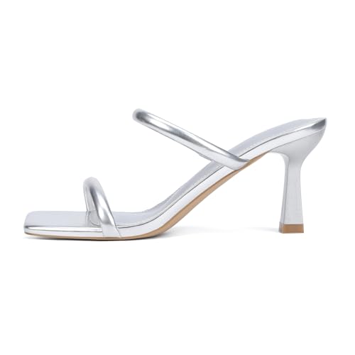 Image of Goderci Women's Two Straps Kitten Heel Sandals