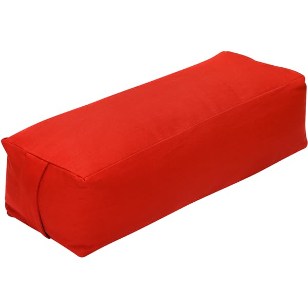 Rechteckiges Bolster mit Kapok-Füllung – 63x22x17 cm – Stabil & bequem für Yin, Restorative & Meditation