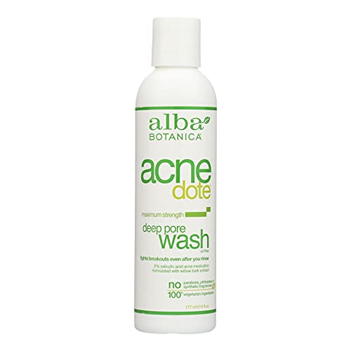 Alba Botanica Natural Acnedote Deep Pore Wash, 6 oz