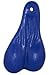 Bulls Balls Truck Nuts, Solid Color-Blue 8" Tall series, MADE IN USA