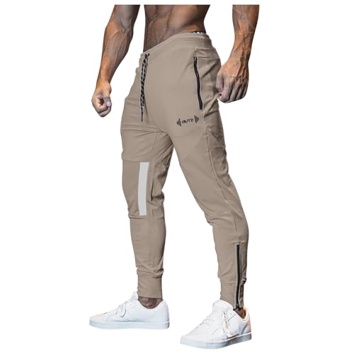 Pantalon survêtement homme large idéal pour sport en salle