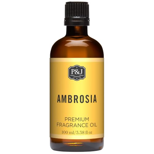 Image of P&J Trading - Ambrosia Scented Oil 100ml - Fragrance Oil for Candle Making, Soap Making, Diffuser Oil