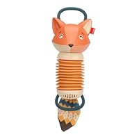 RiToEasysports Fox Shaped Concertina Accordion, ABS Fox Shape Cartoon Music Educational Instrument Accordion Stretch Educational Exercise Toys for Kids