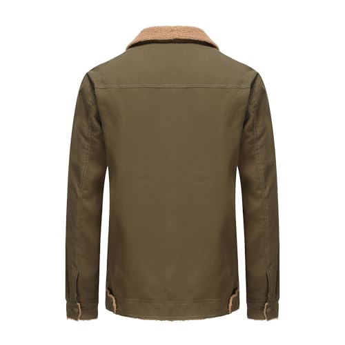 Veste volante décontractée coton noir multi-poches style cargo militaire léger - 3