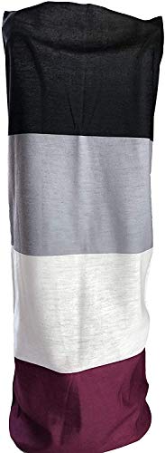 Patch Nation Asexual LGBT Gay Pride Flagge Quick Dry Mikrofaser Headwear Outdoor Magic Bandana Hals Snood Head Wrap Stirnband Schal Gesichtsmaske Ultra Soft Elastic Kopftuch