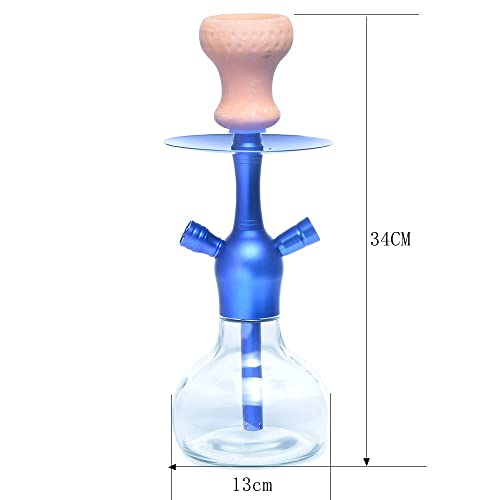 YYMMHH Einrohr-Arabisches Glas-Shisha-Set Rohrzubehör Shisha Arabian Shisha, für Brakah Shisha Stickhah Engagement… – Bild 3