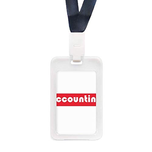 Pochette de protection rouge pour carte d'identité Course And Major transparente