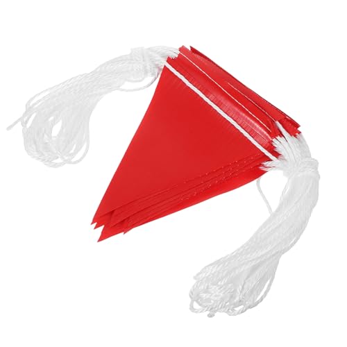 Bannière de chantier rouge haute visibilité pour marquage périphérique 30m