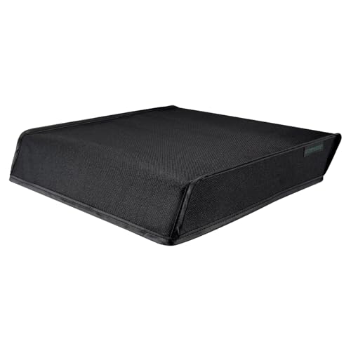 eXtremeRate Prueba de Polvo para ps4 Consola Funda Cubierta Protectora Horizontal Diseño de Doble Capa Forro Corte Preciso Fácil de Acceso los Cables Guardapolvo para ps4 Standard(Negro) - imagen 7