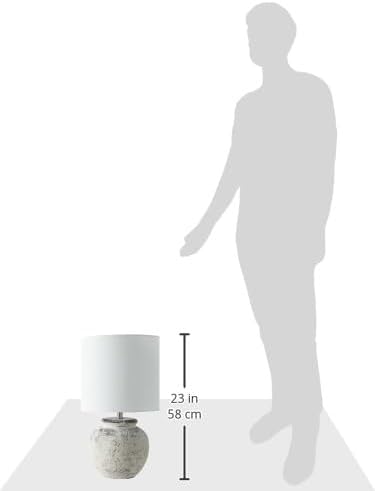 Rugs USA nuLOOM Hilma 22" Distressed Ceramic Table Lamp photo 2