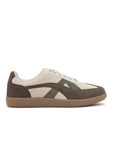 Image of Bewakoof Men's Rippers Color Block Low-Top Sneakers