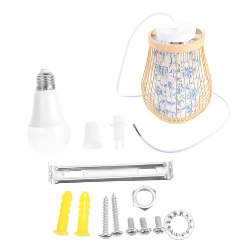 Lumière de bambou suspension bois pour éclairage tamisé hôtel