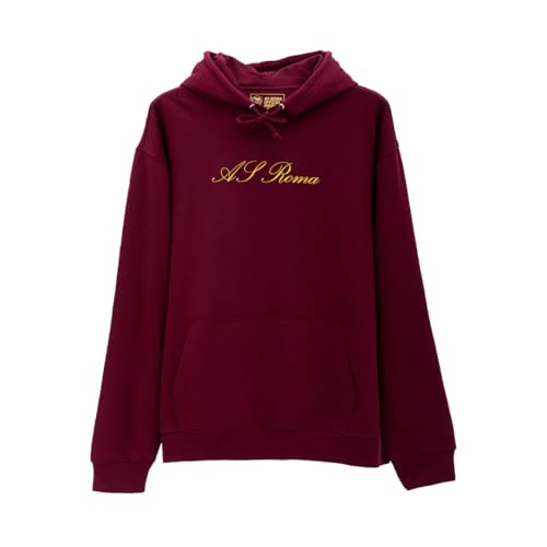 Sudadera con capucha AS Roma roja de adulto sudadera deportiva unisex ropa de fútbol 2