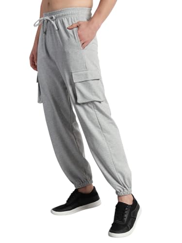 Image of Q - RIOUS Men Cargo || Men Cargo Pants || Men Cargo Pants Cotton || Cargos for Men, Black, 28