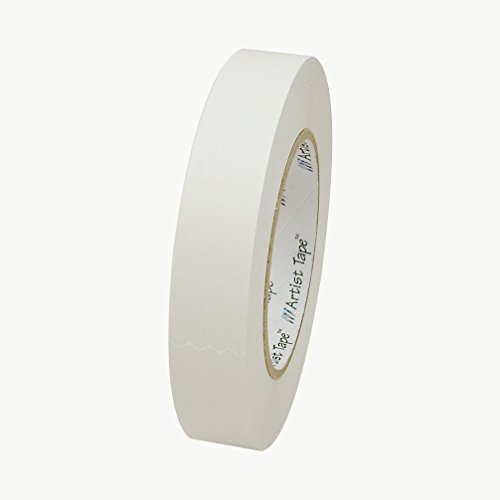 Protapes Artist Tape Flatback Printable Paper Board Or Console Tape, 60 Yds Length X 1" Width, White (Pack Of 1) #TOP1