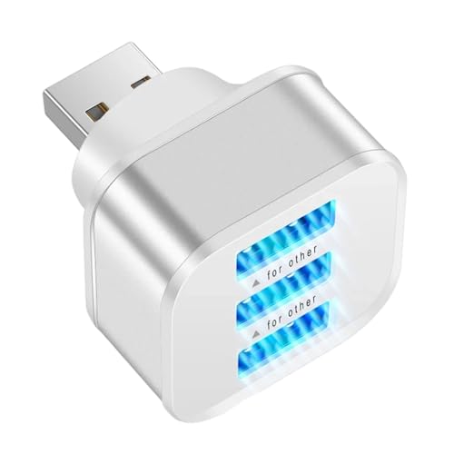 ���^ USB2.0 �A�_�v�^�}���` USB �X�v���b�^�G�N�X�e���_�[�R���s���[�^�A�N�Z�T���[ 1 �I�X 3 �|�[�g�����G�L�X�p���_�[���b�v�g�b�v�p USB �A�_�v�^�d��