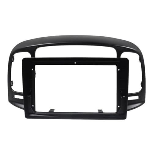 2009-2012 Für Accent 9-Zoll Radio Stereo Audio-Bildschirm Multimedia Videoplayer Navigationskabel Kabelbaumrahmen Plattenrahmen(Schwarz)