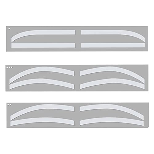 6 Pairs Eyebrow Auxiliary Stickers Disposable Adhesive Eyebrow Template Sticker Female Disposable Adhesive Eyebrow Template Sticker