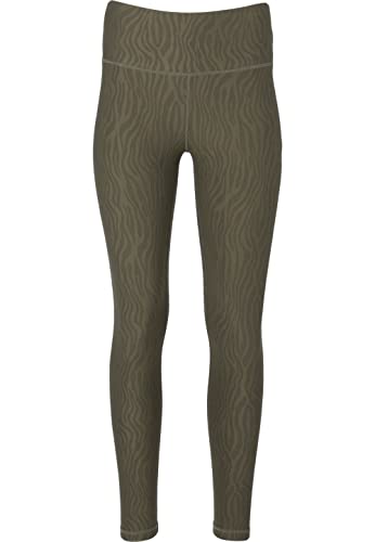 Leggings Mujer Athlecia Alma en color negro de talle alto y tejido flexible