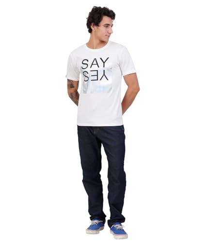 Image of Men's Super Combed Cotton Round Neck Half Sleeve T-Shirt | Soft Breathable Cotton Fabric | Stylish Comfortable Wearfor Men | Quality Regular Fit