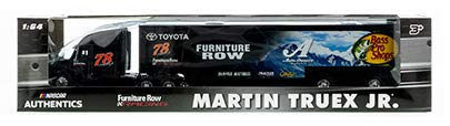 Martin Truex #78 Auto Bass Pro Shop Furniture Row Auto- Owners Tracker Boats Hauler Transporter Trailer Rig Semi Tractor Truck Lionel Action Racing Diecast Cab Tractor Plastic Trailer