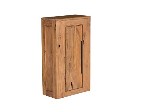 Woodkings® Hängeschrank Auckland Echtholz Akazie massiv Badmöbel Badezimmer Wandschrank Badezimmerschrank Badschrank Massivholz