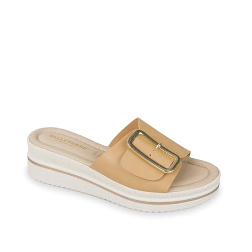 Valleverde V32103 chaussons compensés femme au chaussant anatomique